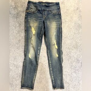 Rock & Republic Denim Rx jeans size 8 Fever the Slimming Denim Cure distressed